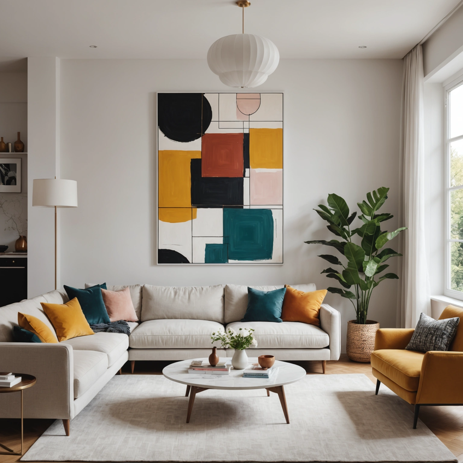 Искусство декора: как картина на холсте абстракция формирует уникальное пространство