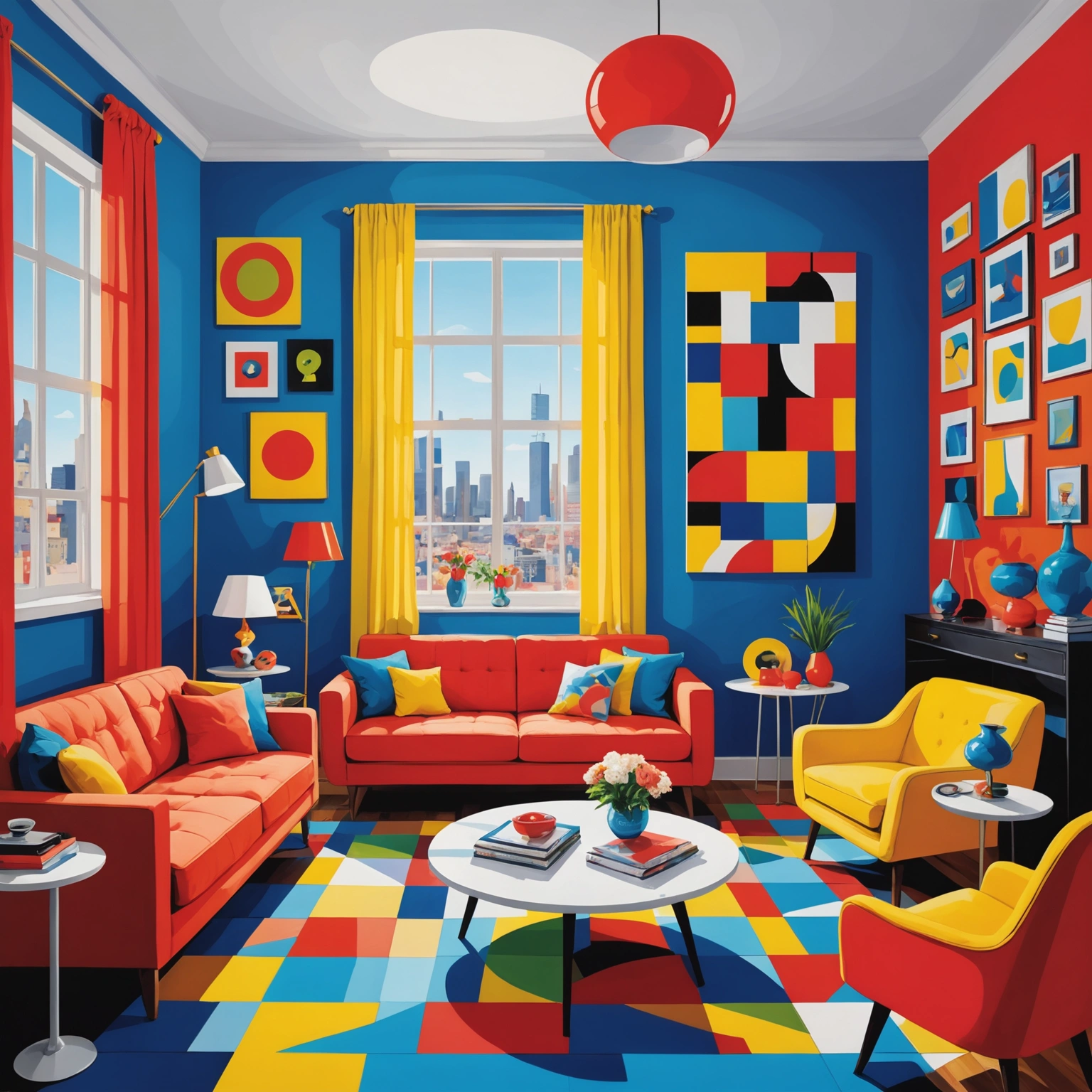 Декор, который вдохновляет: как яркая картина поп арт преобразит ваше пространство