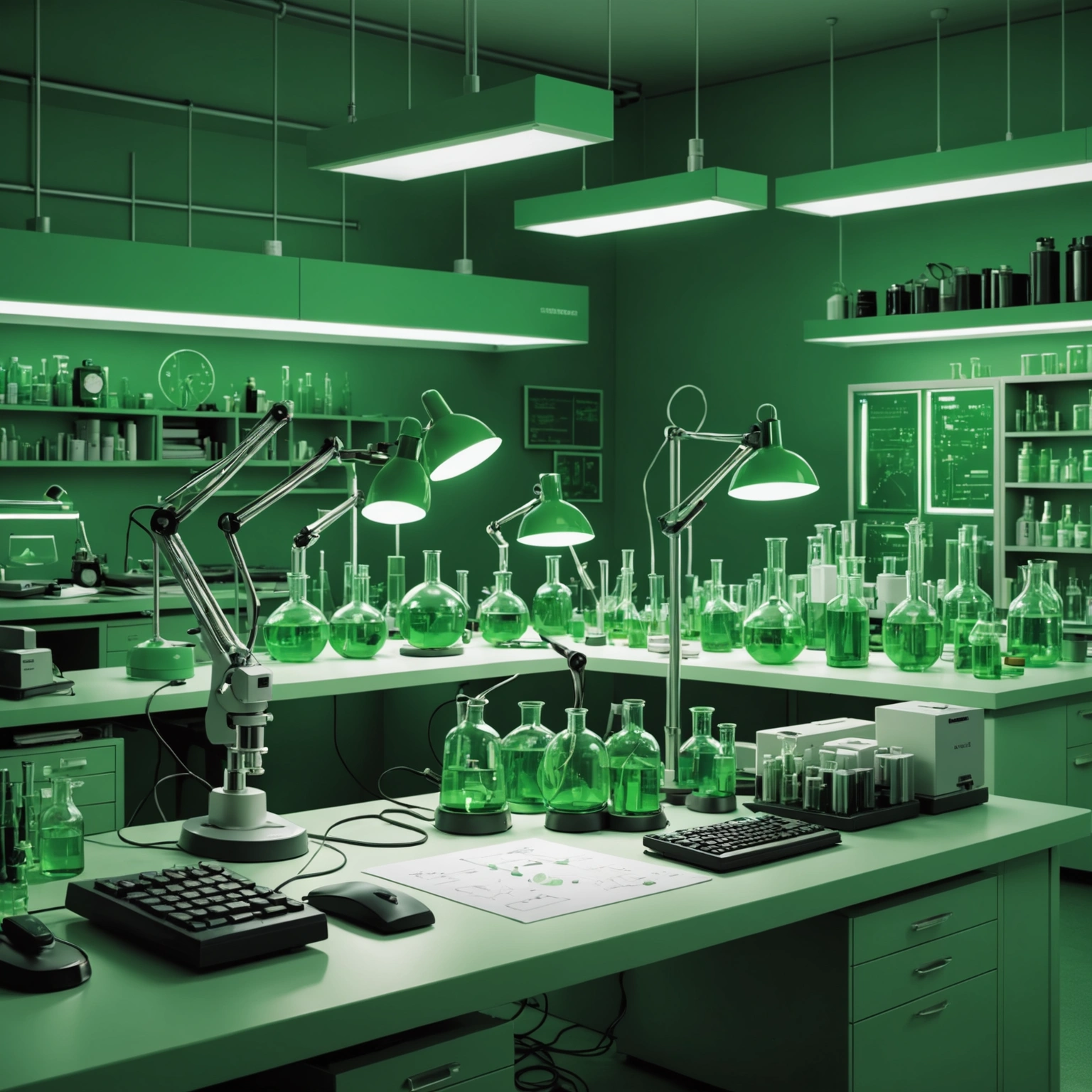 Зеленая лампа анализ: особенности, виды и применение