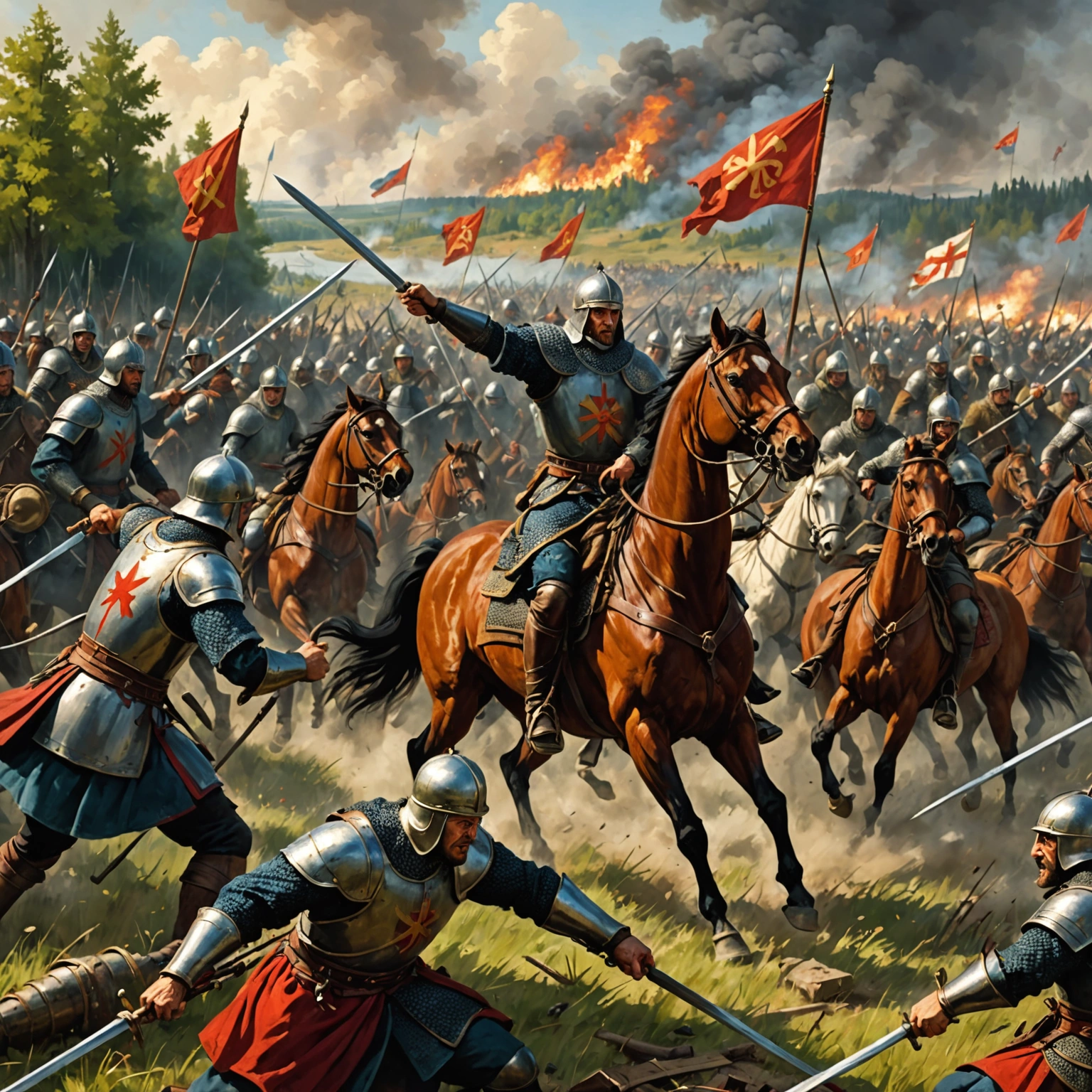 Полное руководство по куликовская битва рисунок от экспертов: искусство и история в одном образе