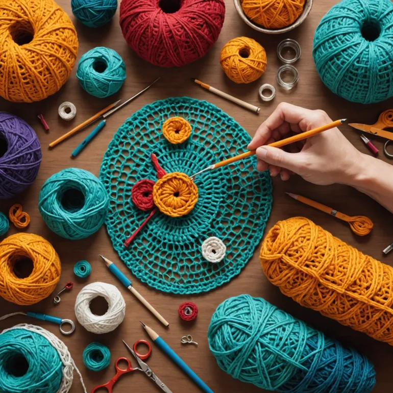 Искусство вязания сетки крючком: вдохновение и практические схемы для вашего творчества