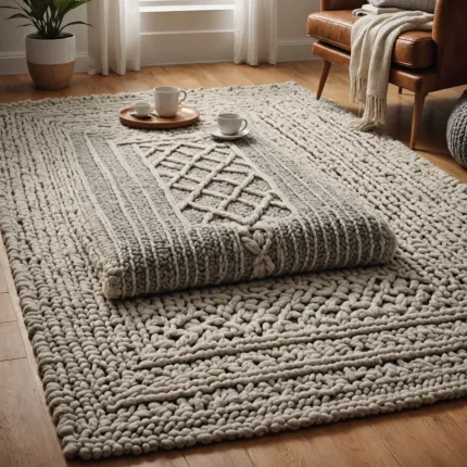 Как связать коврик спицами: Простые схемы вязания коврика спицами для начинающих
