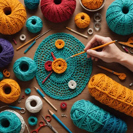 Искусство вязания сетки крючком: вдохновение и практические схемы для вашего творчества